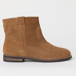 H&M suede ankle boots